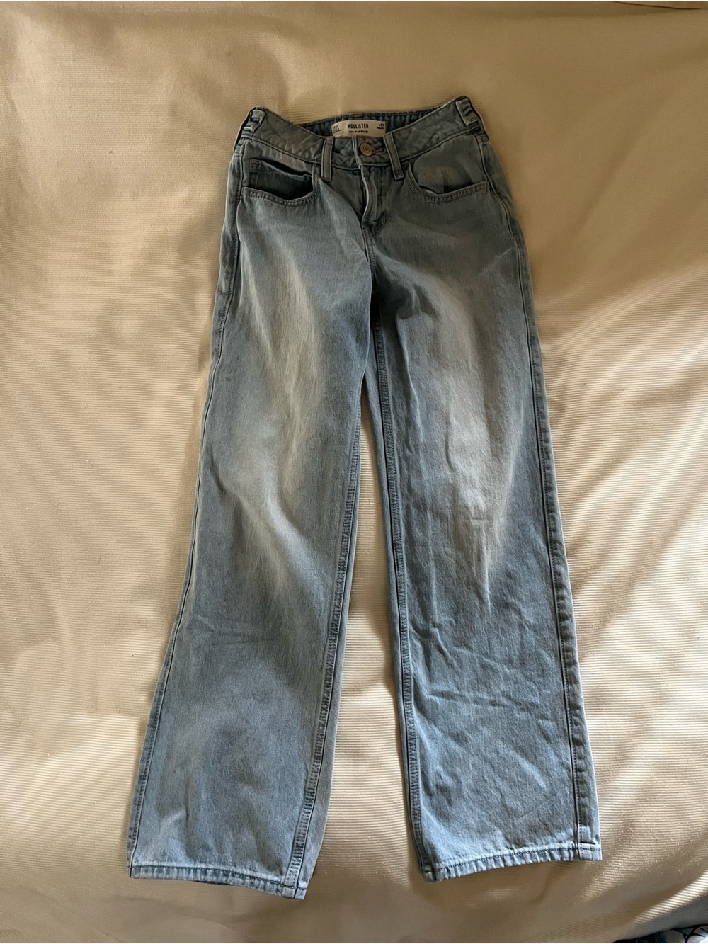 Women’s Hollister Light Blue Wide Leg Jeans, size 23 regular